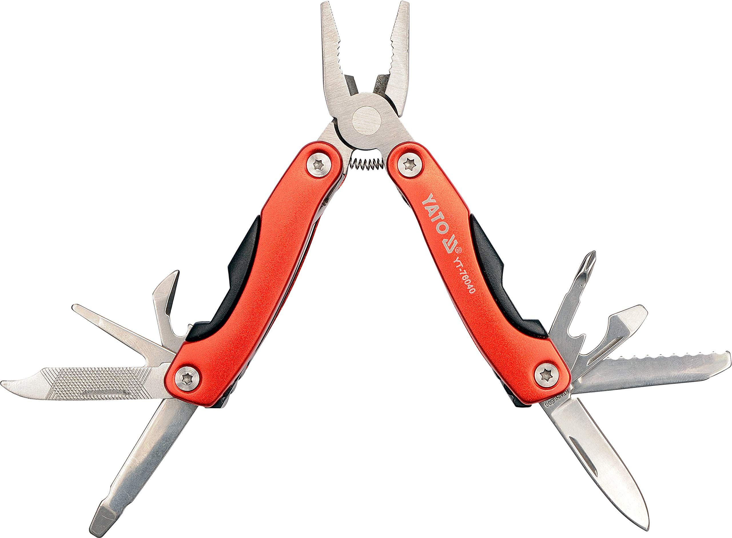 Įrankis daugiafunkcinis - peilių - replių rinkinys 9 dalių YATO YT-76040