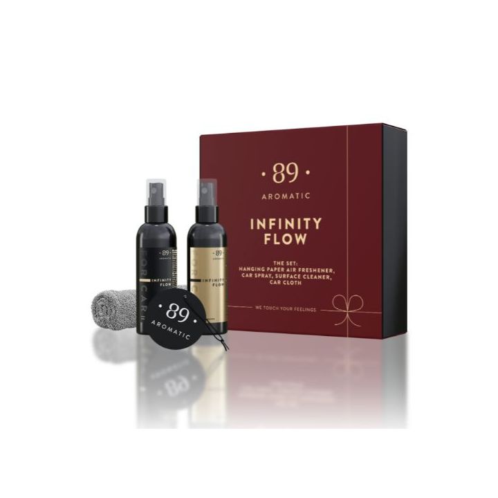 Automobilio priežiūros rinkinys (Kalėdinė kolekcija) Kvapas Infinity flow