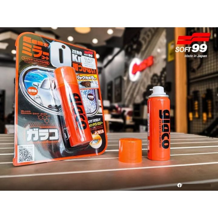 Apsauginė danga veidrodėliams bei vaizdo kameroms SOFT99 Glaco Mirror Coat Zero Glass Rain Repellent 40ml