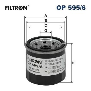 Alyvos filtras FILTRON OP 595/6