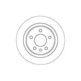 Stabdžių diskas TRW DF6993