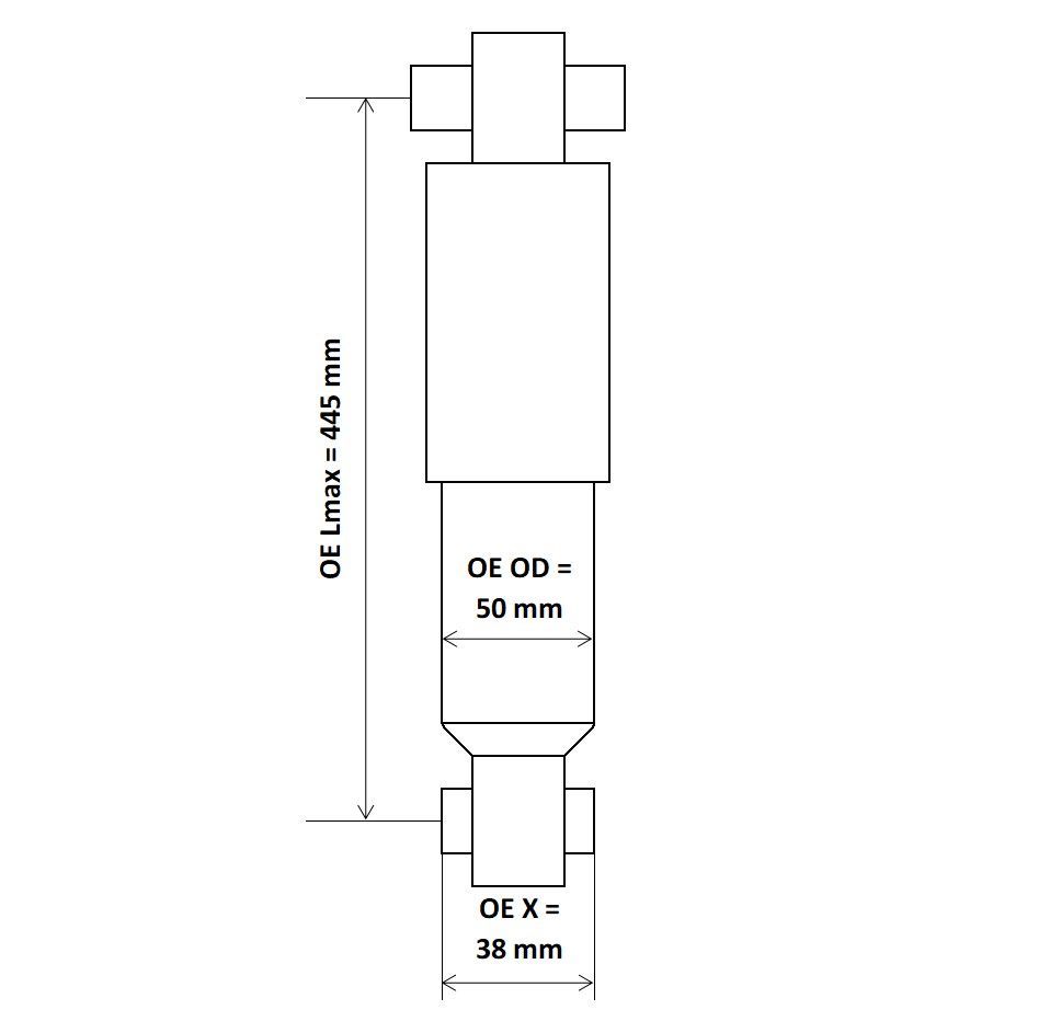 Amortizatorius KYB 3450036