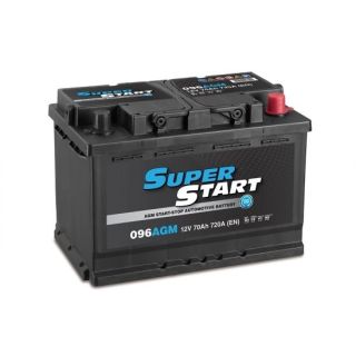 Akumuliatorius SUPERSTART AGM 70Ah 600A  -/+ ( skaitykite prekės aprašymą )