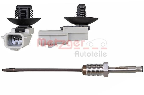 Jutiklis, išmetamųjų dujų temperatūra METZGER 0894853