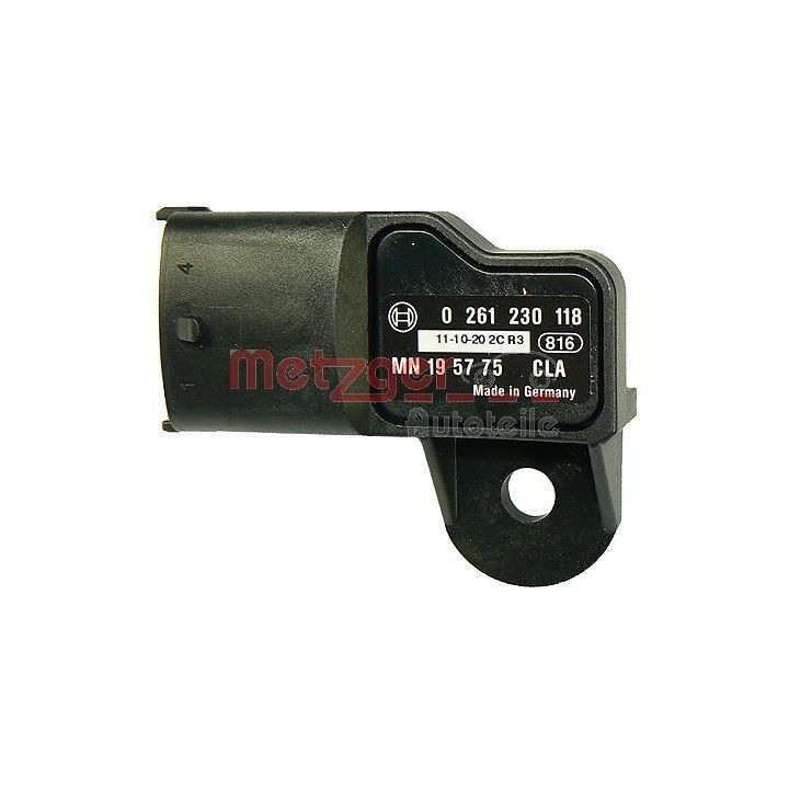 Jutiklis, įsiurbimo kolektoriaus slėgis METZGER 0906105