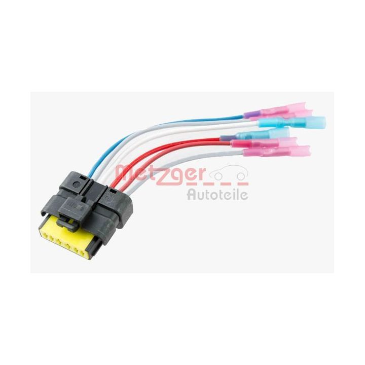 Kabelių remonto komplektas, droselinės sklendės jutiklis METZGER 2324017