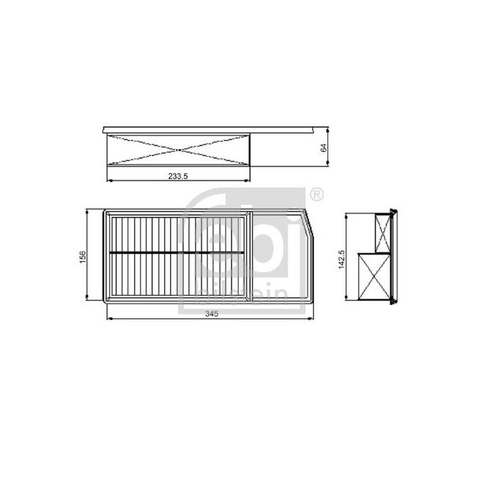 Oro filtras FEBI BILSTEIN 101664