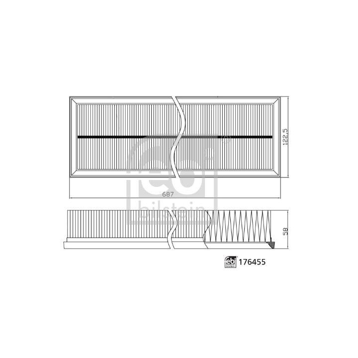 Oro filtras FEBI BILSTEIN 176455