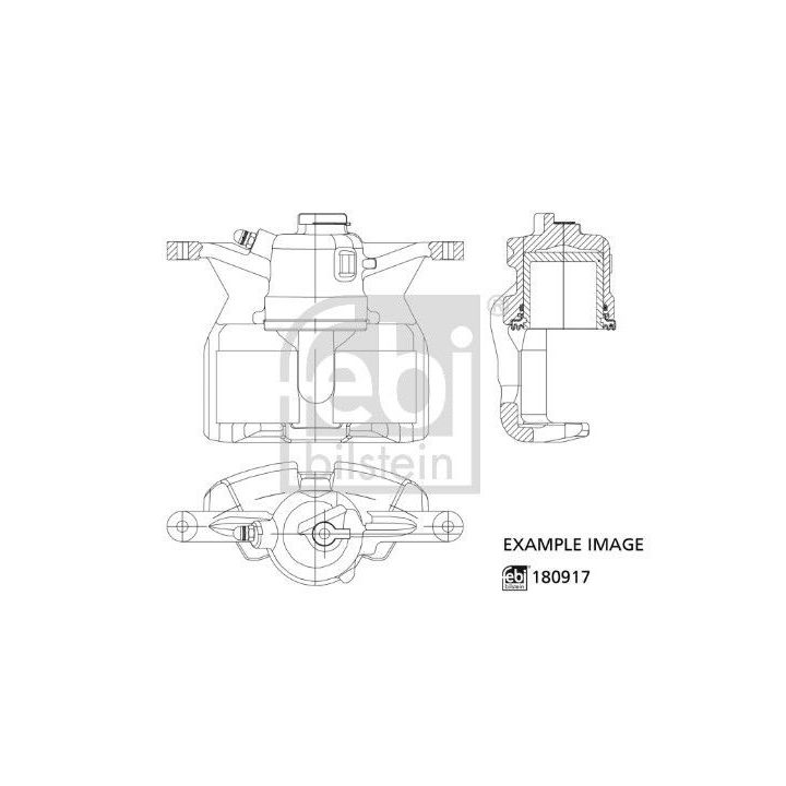 Stabdžių apkaba FEBI BILSTEIN 180917