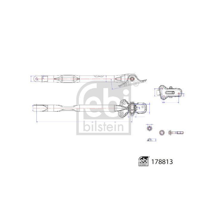 Vikšro valdymo svirtis FEBI BILSTEIN 178813