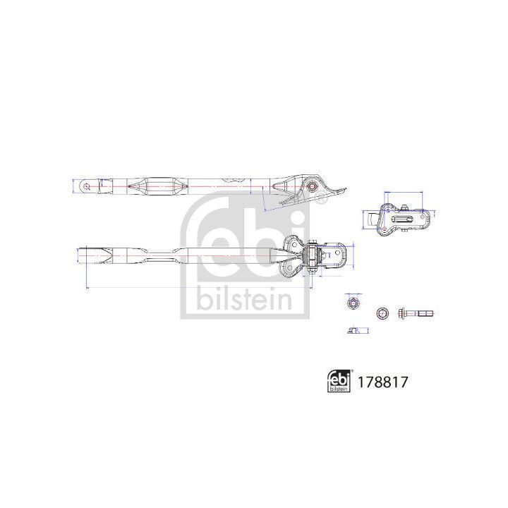 Vikšro valdymo svirtis FEBI BILSTEIN 178817