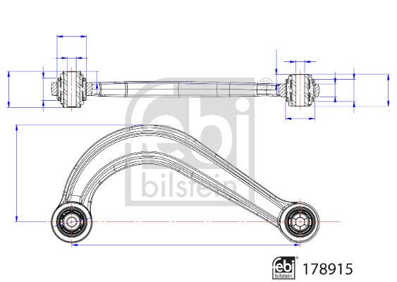 Vikšro valdymo svirtis FEBI BILSTEIN 178915