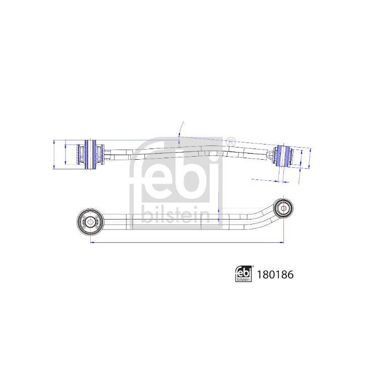Vikšro valdymo svirtis FEBI BILSTEIN 180186