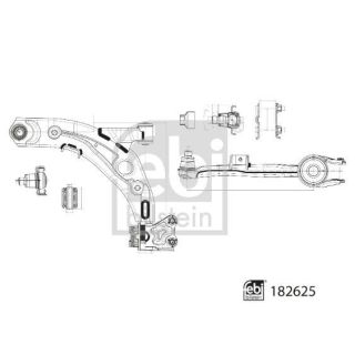 Vikšro valdymo svirtis FEBI BILSTEIN 182625