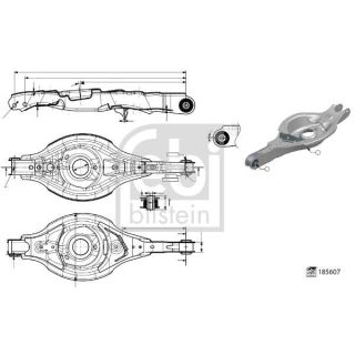 Vikšro valdymo svirtis FEBI BILSTEIN 185607
