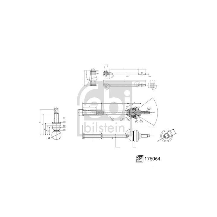 Strypo montavimas FEBI BILSTEIN 176064