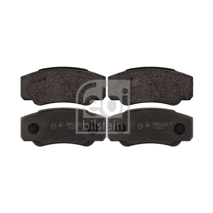 Stabdžių trinkelių rinkinys, diskinis stabdys FEBI BILSTEIN 116047