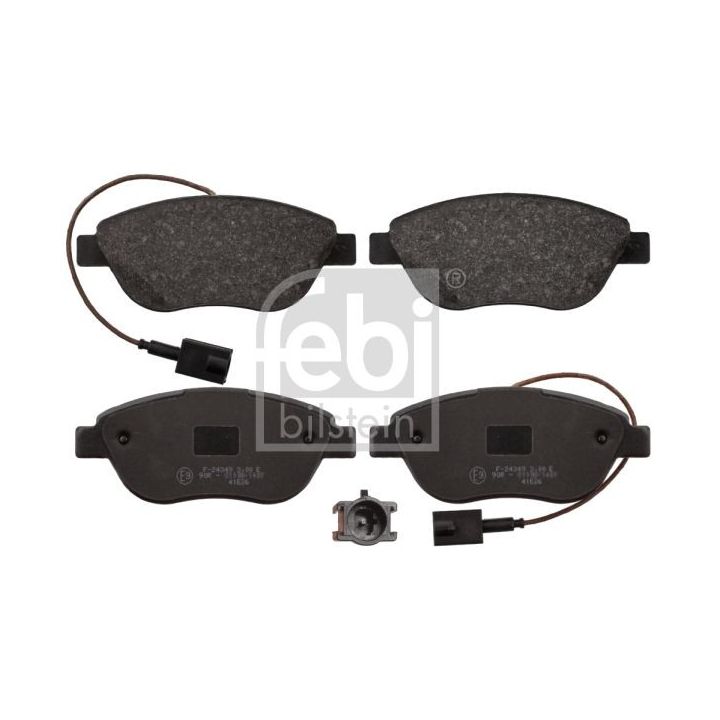 Stabdžių trinkelių rinkinys, diskinis stabdys FEBI BILSTEIN 116057