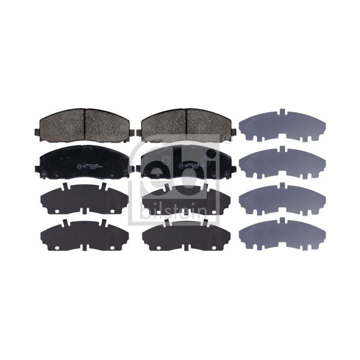 Stabdžių trinkelių rinkinys, diskinis stabdys FEBI BILSTEIN 116061