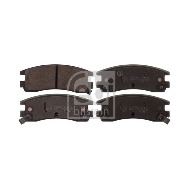 Stabdžių trinkelių rinkinys, diskinis stabdys FEBI BILSTEIN 116154