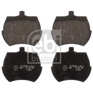 Stabdžių trinkelių rinkinys, diskinis stabdys FEBI BILSTEIN 116201