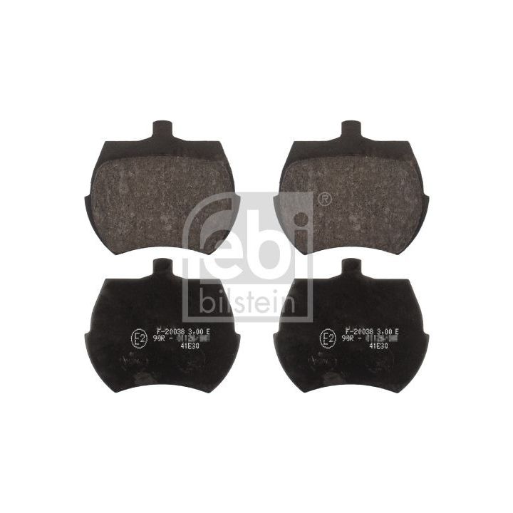 Stabdžių trinkelių rinkinys, diskinis stabdys FEBI BILSTEIN 116201