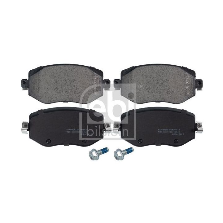 Stabdžių trinkelių rinkinys, diskinis stabdys FEBI BILSTEIN 116245