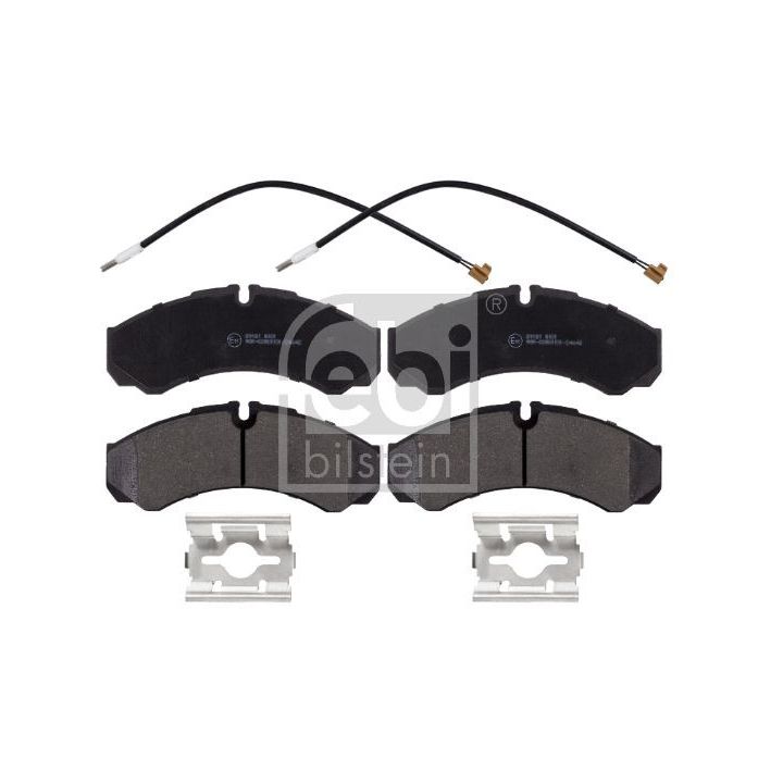 Stabdžių trinkelių rinkinys, diskinis stabdys FEBI BILSTEIN 116255