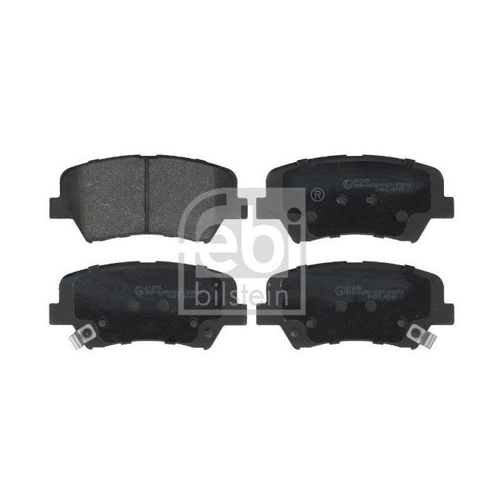 Stabdžių trinkelių rinkinys, diskinis stabdys FEBI BILSTEIN 116261