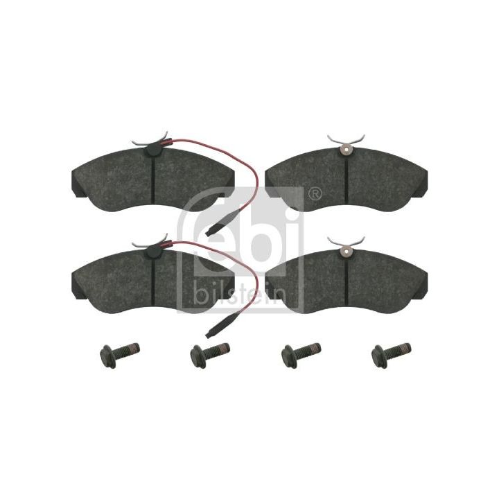 Stabdžių trinkelių rinkinys, diskinis stabdys FEBI BILSTEIN 16069