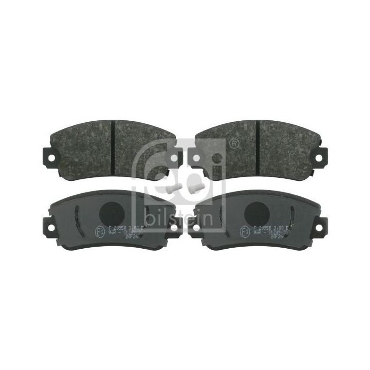 Stabdžių trinkelių rinkinys, diskinis stabdys FEBI BILSTEIN 16077