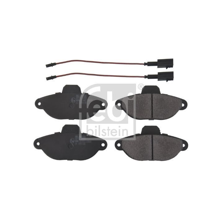 Stabdžių trinkelių rinkinys, diskinis stabdys FEBI BILSTEIN 16084