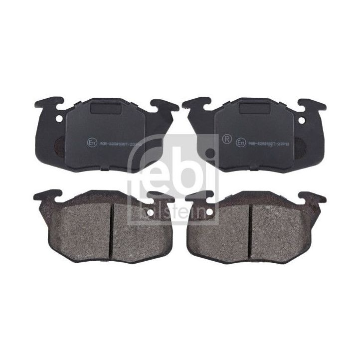 Stabdžių trinkelių rinkinys, diskinis stabdys FEBI BILSTEIN 16192