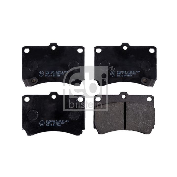 Stabdžių trinkelių rinkinys, diskinis stabdys FEBI BILSTEIN 16195