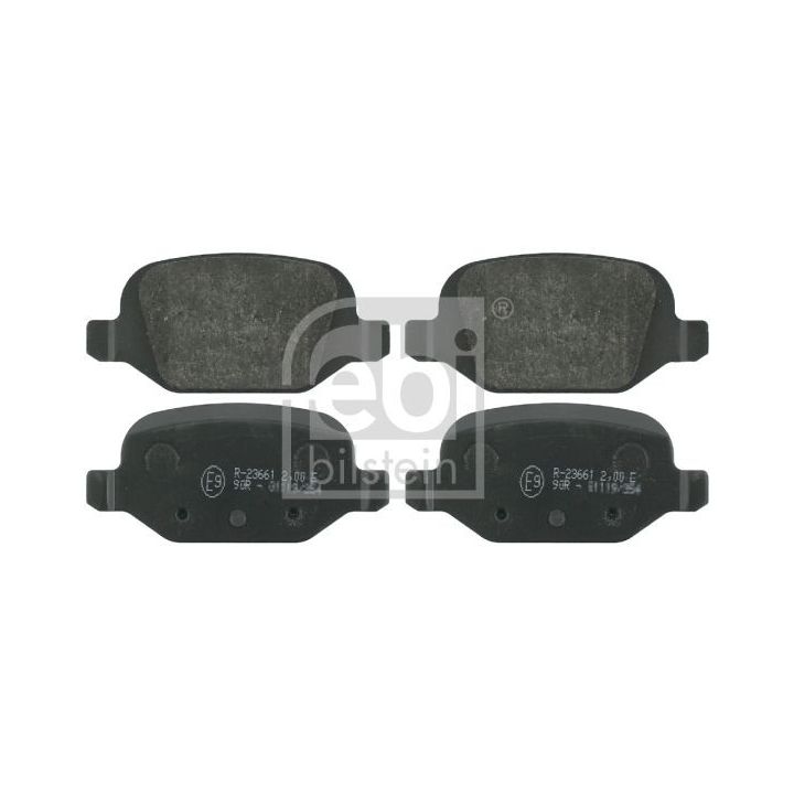 Stabdžių trinkelių rinkinys, diskinis stabdys FEBI BILSTEIN 16370