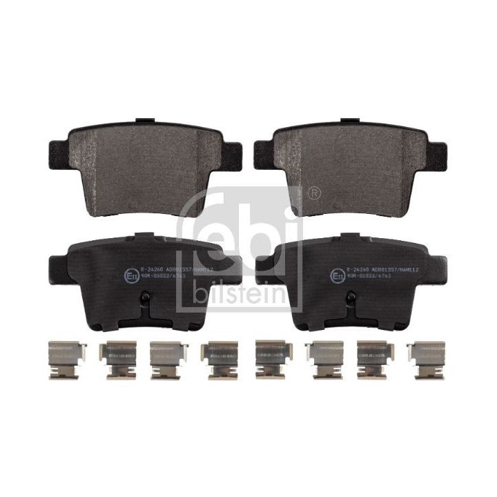 Stabdžių trinkelių rinkinys, diskinis stabdys FEBI BILSTEIN 16571