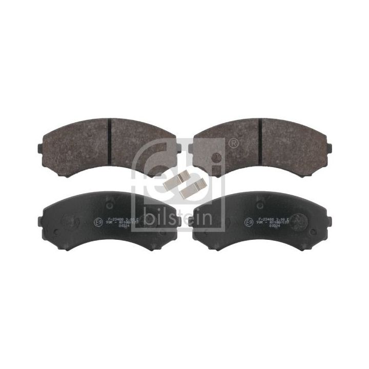 Stabdžių trinkelių rinkinys, diskinis stabdys FEBI BILSTEIN 16582