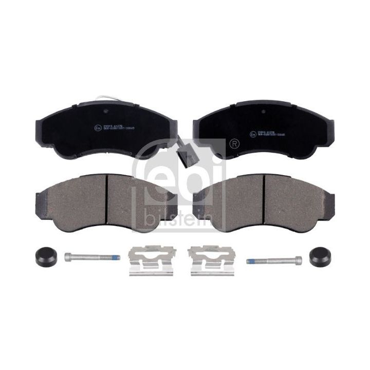 Stabdžių trinkelių rinkinys, diskinis stabdys FEBI BILSTEIN 16663