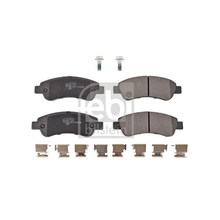 Stabdžių trinkelių rinkinys, diskinis stabdys FEBI BILSTEIN 16814