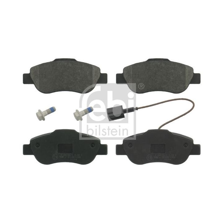 Stabdžių trinkelių rinkinys, diskinis stabdys FEBI BILSTEIN 16841