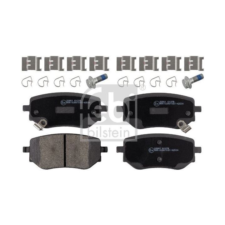 Stabdžių trinkelių rinkinys, diskinis stabdys FEBI BILSTEIN 16981