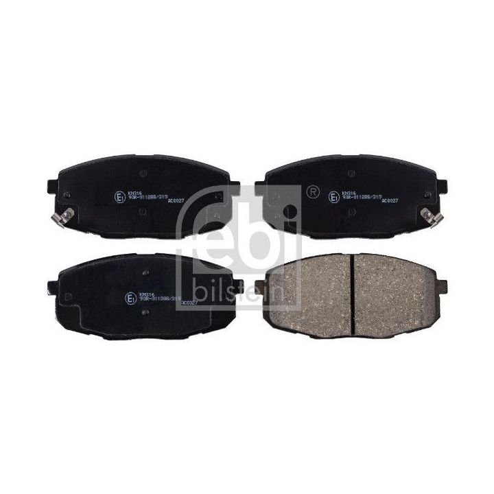 Stabdžių trinkelių rinkinys, diskinis stabdys FEBI BILSTEIN 170119