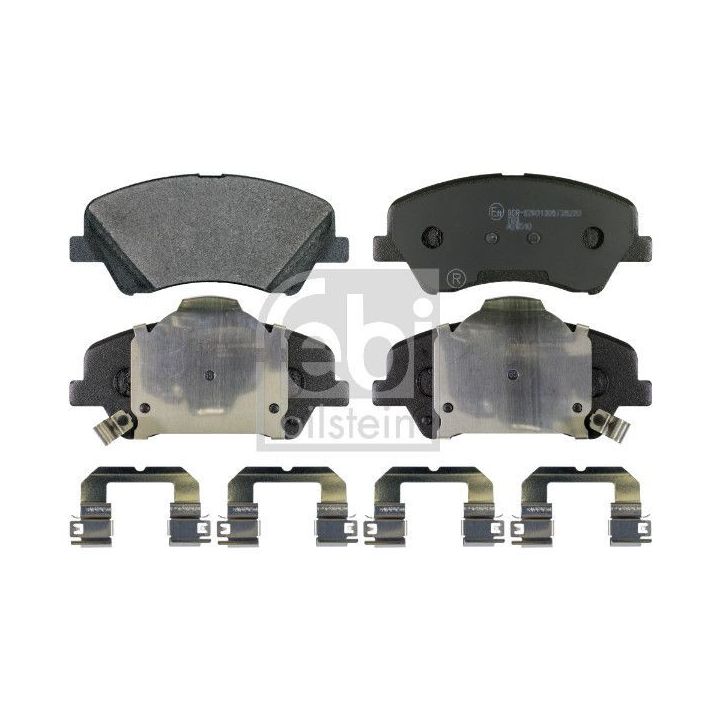 Stabdžių trinkelių rinkinys, diskinis stabdys FEBI BILSTEIN 170635