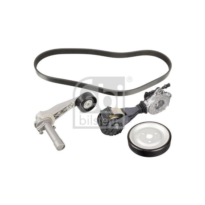 V formos rumbuotas diržas, komplektas FEBI BILSTEIN 107428