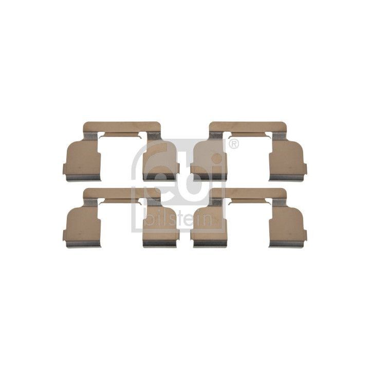 Priedų komplektas, diskinių stabdžių trinkelės FEBI BILSTEIN 181086