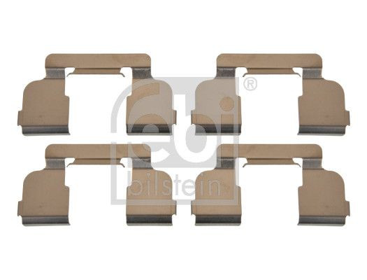 Priedų komplektas, diskinių stabdžių trinkelės FEBI BILSTEIN 181086