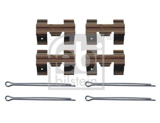 Priedų komplektas, diskinių stabdžių trinkelės FEBI BILSTEIN 181474