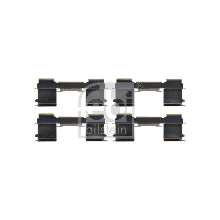 Priedų komplektas, diskinių stabdžių trinkelės FEBI BILSTEIN 181476