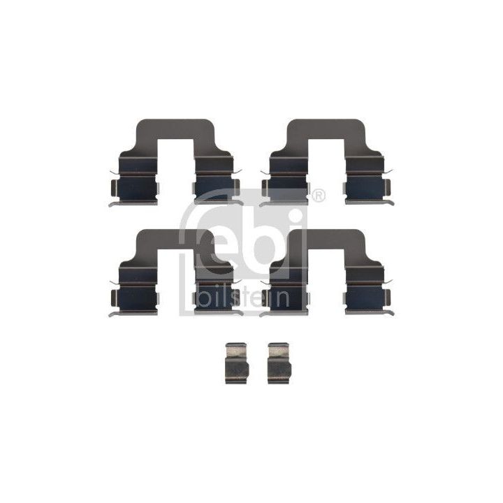 Priedų komplektas, diskinių stabdžių trinkelės FEBI BILSTEIN 181500