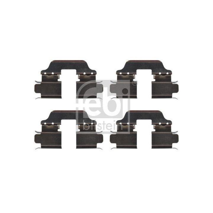 Priedų komplektas, diskinių stabdžių trinkelės FEBI BILSTEIN 182356